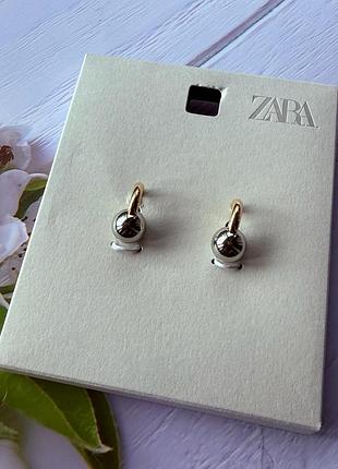 Сережки zara