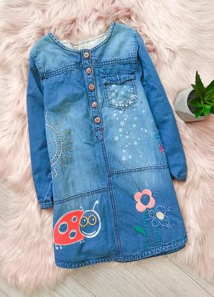 Джинсовое платье next