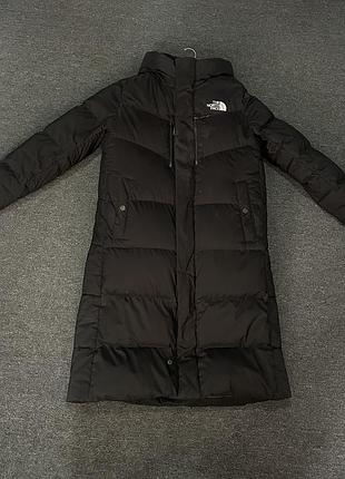 Пухова парка the north face чорна, розмір xl