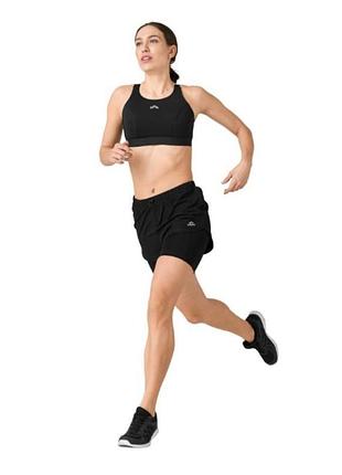 Женские спортивные шорты два беговые crivit, s, m, l