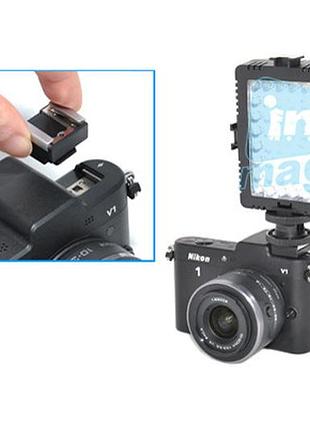Адаптер переходник горячего башмака nikon multi accessory port на универсальный iso "холодный башмак" для фото 4
