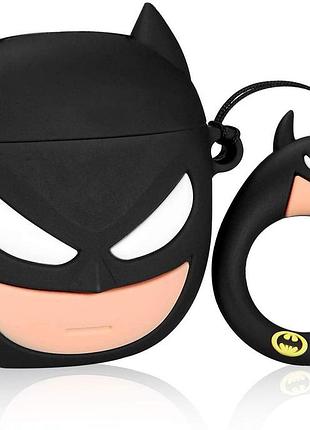 Чохол для навушників apple airpods alitek batman (бетмен) + тримач на палець
