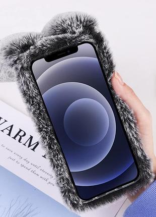 Чехол для apple iphone 7 plus / 8 plus alitek зайчик dark grey 4