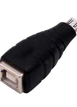 Переходник адаптер alitek usb type b (мама) - micro usb (папа) для принтера, сканера