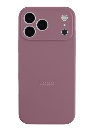 Чохол silicone case full size with frame для iphone 18 pro 68.blackcurrant