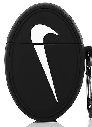 Чехол для наушников apple airpods alitek premium logo black + карабин