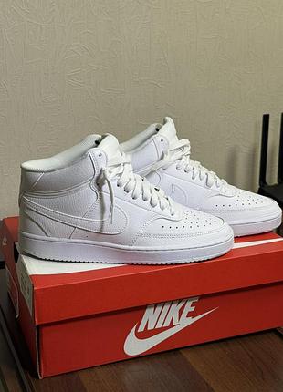 Кроссовки nike court vision mid (новые),размер 40
