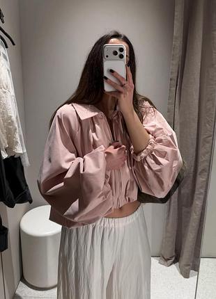 Бомбер куртка zara 3