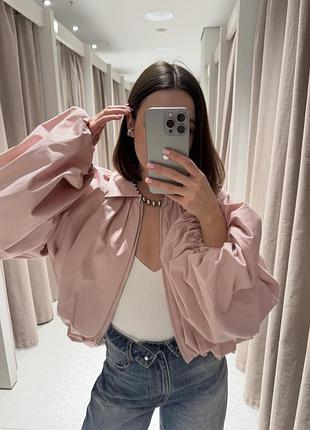 Бомбер куртка zara 2