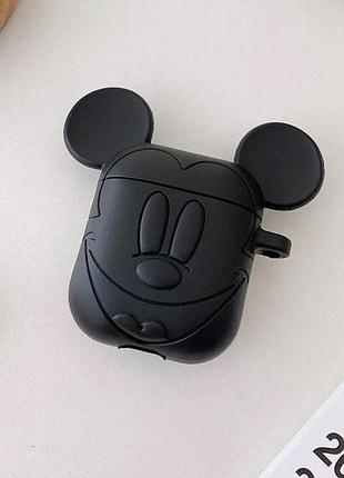 Чехол для наушников apple airpods 1 / 2 alitek микки маус in black + карабин