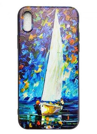 Чохол панель для apple iphone x і xs alitek art вітрильник
