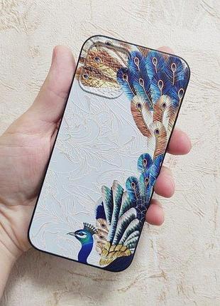 Чохол накладка для телефона apple iphone 12/12 pro alitek павич