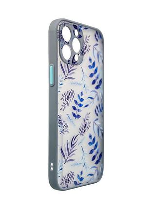 Чехол панель для apple iphone 13 alitek листва 4