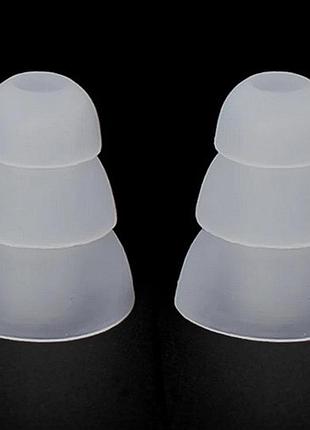 Запасные вкладыши для берушей earmor m20/m20t/m20t pro, 3m combat arms, clear medium