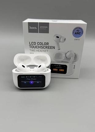 Гарнитура bluetooth hoco ew72 soar true anc noise reduction touch screen btv5.4 tws 4