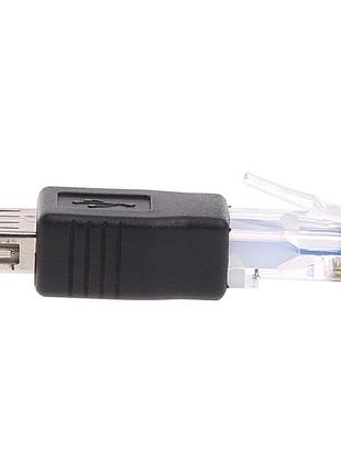 Переходник ethernet lan rj45 - usb 10/100 mbps для роутера модема 5