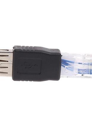 Переходник ethernet lan rj45 - usb 10/100 mbps для роутера модема 6