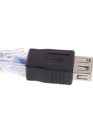 Переходник ethernet lan rj45 - usb 10/100 mbps для роутера модема 8