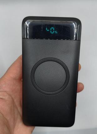 Повербанк 30800 mah с беспроводной зарядкой 15w magsafe и pd/qc hx160q2 (новой без упаковки)