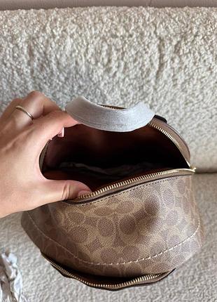 Рюкзак coach taylor small backpack in signature canvas 7
