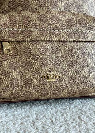 Рюкзак coach taylor small backpack in signature canvas 2