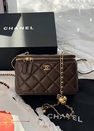 Шкіряна жіноча сумка chanel