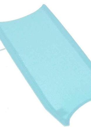 Горка для купания голубой махровая (dm-015-135, blue) тм tega