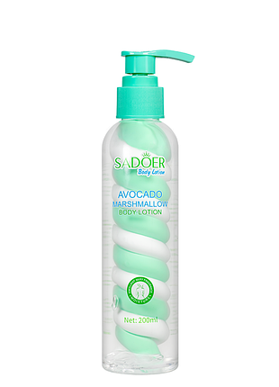 Лосьйон для тіла зволожуючий sadoer avocado marshmallow body lotion 200 мл (sd45002)