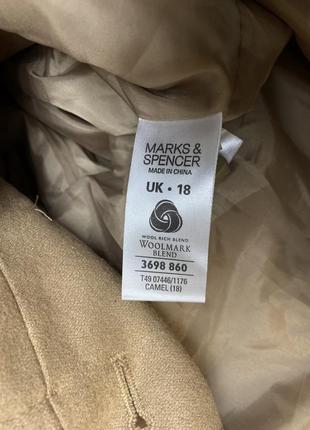 Стильне Пальто marks&spencer, світле7 фото