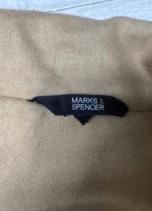 Стильне Пальто marks&spencer, світле4 фото