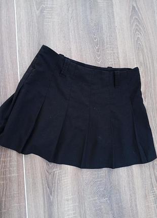 Юбка плиссе черного цвета dorothy perkins