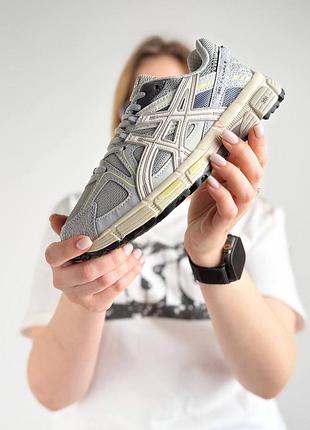 Женские кроссовки asics gel-kahana 8 light grey beige