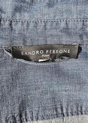 Рубашка джинсова sandro ferrone 2