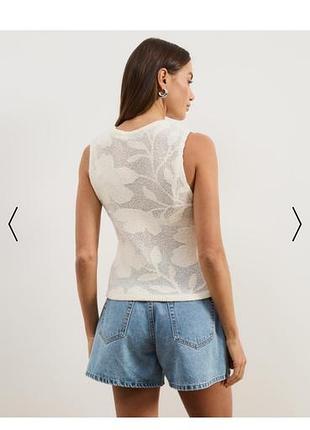 Вʼязаний топ zara/ футболка zara 2