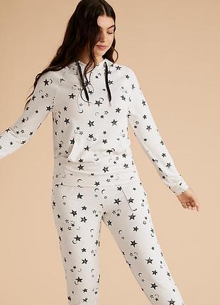 Жіночий домашній костюм m&s з худі та брюками розмір m–l