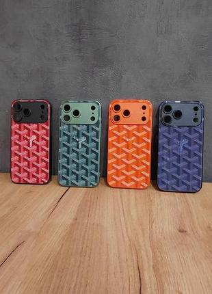 Чохол гоярд на айфон 17про/чехол goyard на iphone 17 pro