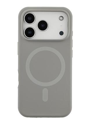 Чохол накладка glow silicone case with magsafe для apple iphone 18 pro max панель-накладка для телефону магніта зарядка titanium