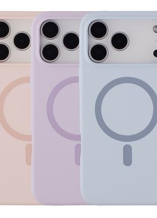 Чохол накладка glow silicone case with magsafe для apple iphone 18 pro max панель-накладка для телефону магніта зарядка titanium 2