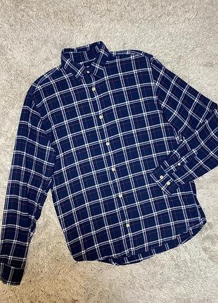 Чоловіча фланелєва сорочка jack&jones у клітинку, м