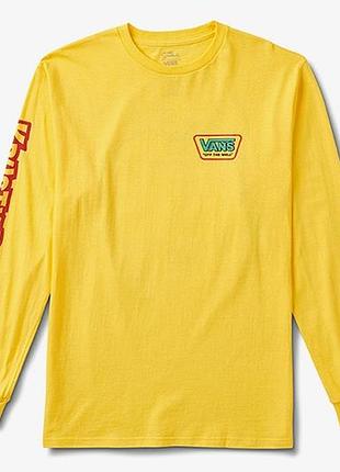Vans x the simpsons (krusty burger) жовтий лонгслів