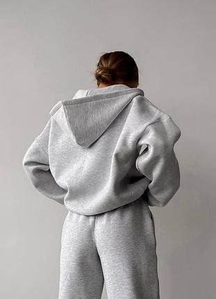 Теплый костюм в стиле oversize 7