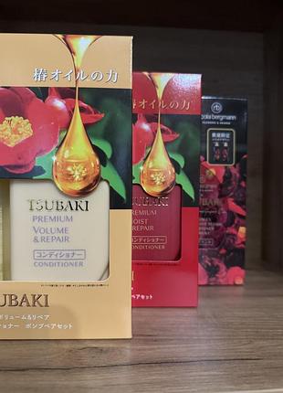 Набір шампунь тa кондиціонер shiseido tsubaki volume&repair японія