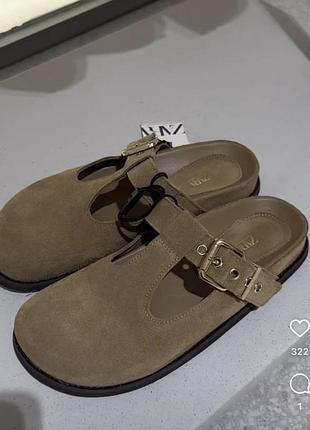 Туфлі клоги zara 5