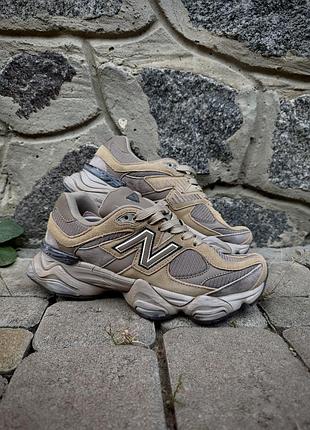 New balance 9060, бежево-коричневий колорвей. утеплена версія на осінь.