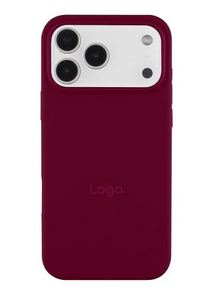 Чохол silicone case full size (aa) для iphone 18 pro 42.maroon