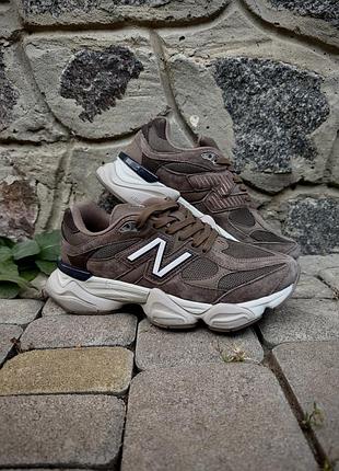 New balance 9060, шоколадно-коричневий колорвей.