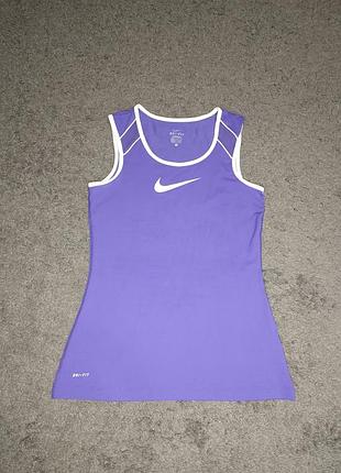 Женская спортивная майка nike dri-fit (размер s)