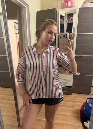 Рубашка в смужку mohito 3
