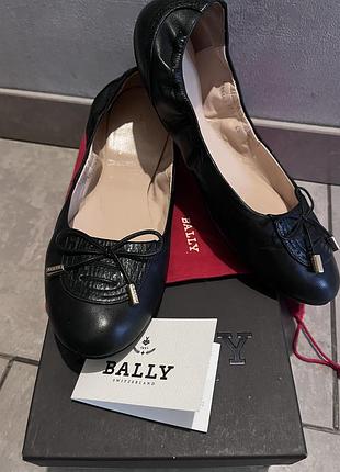 Балетки жіночі bally оригінал натуральна шкіра