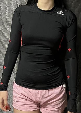 Спортивний компресійний лонгслів adidas techfit recovery